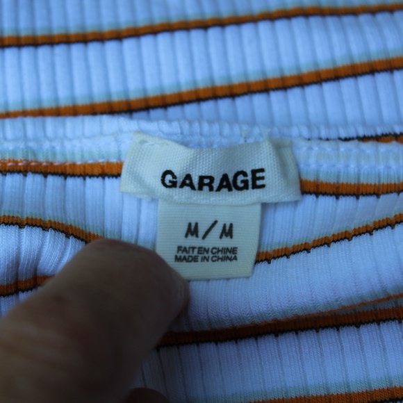 Garage Striped Tube Top - Picture 3 of 4